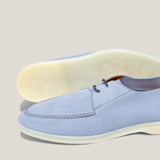 Lecce Light Blue (Santorini) Suède Derby