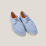 Lecce Light Blue (Santorini) Suède Derby