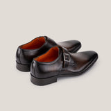 NY24 - Zadelbruine Leren - Gespschoenen