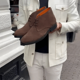 Prague '25 - Chocolade Bruin Suède - Desert Boots