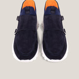 Soho 02 V² - Donkerblauwe Suède - Sneakers