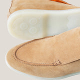 Andora - Light Beige Suède - Loafer Laarzen