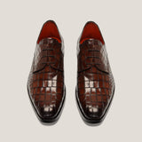 Brescia Terra d’Oro Patina Croco - Reinhard Frans - Lace - up