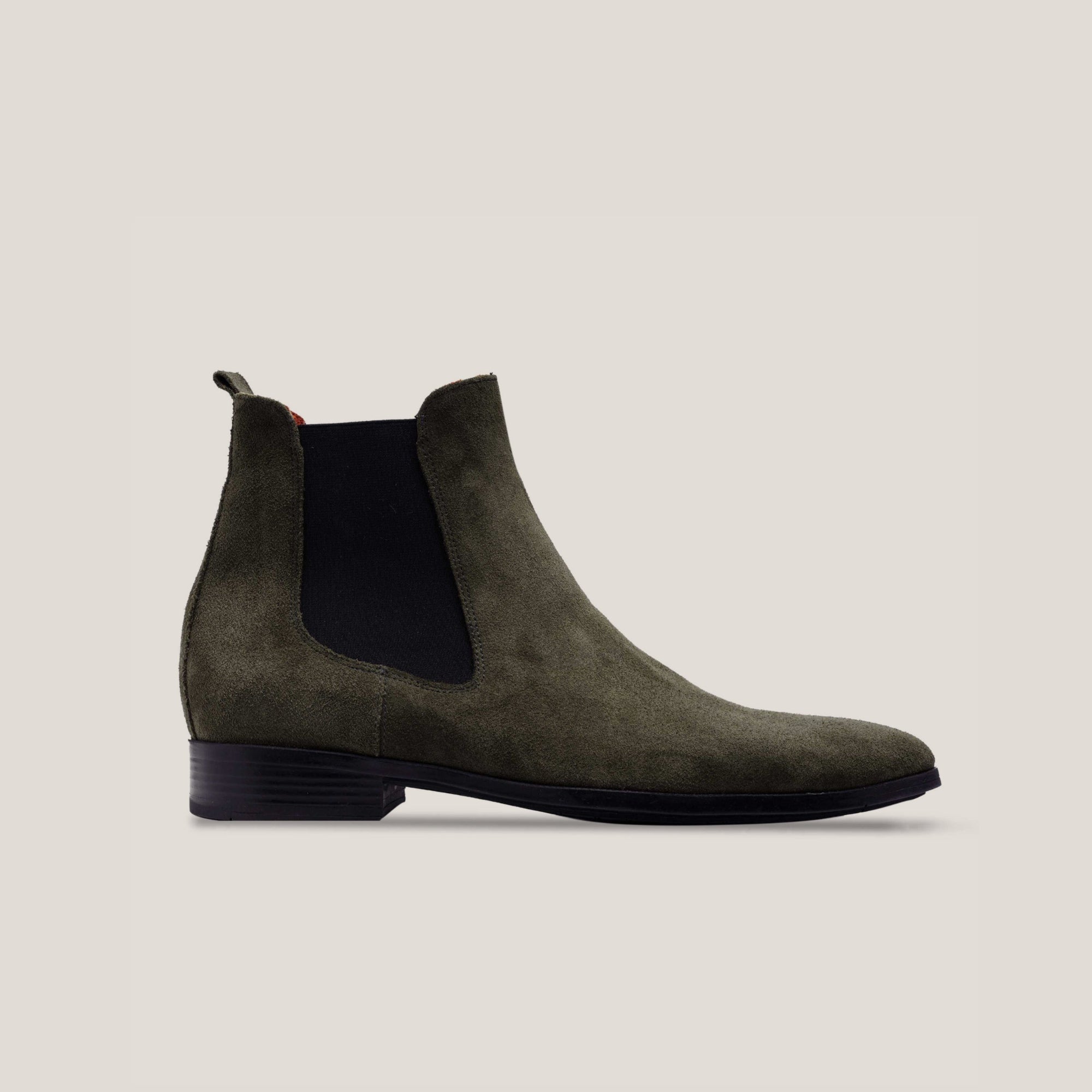 Chelsea - Camouflage Groen Suède - Chelsea Boots