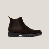 Chelsea24 - Donkerbruine Suède - Chelsea Boots
