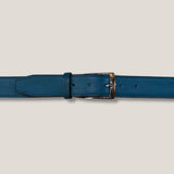 Kalfsleren Riem - Jeans (Denim) Blauwe