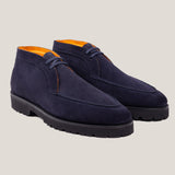 Lecco Country - Donkerblauwe Suède - Loafer Boots