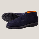 Lecco Country - Donkerblauwe Suède - Loafer Boots