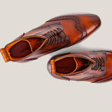 Ravenna - Cognacbruine Leren - Balmoral Boots