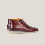 Andora - Cognac Patina Kalfsleer - Loafer Boots