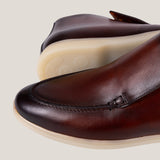 Andora - Cognac Patina Kalfsleer - Loafer Boots