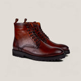 Bolzano24 - Cognac Patina Kalfsleer - Boots