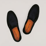 Capri - Zwarte Suède - Loafers