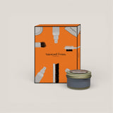 Onderhoudsset  - Leer -  Grijs