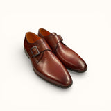 NY24 - Cognac Brown Patina Leren - Maat 41
