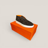 Savonna - Dark Brown Suede & Chiro Sole - Size 42