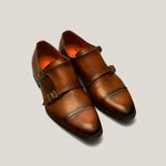 Torino Terra d'Oro Patina Vitello - Reinhard Frans - Monkstrap