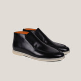 Andora - Zwart Kalfsleer - Loafer Boots