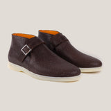  Biella - Donkerbruine Leren - Monk Boots
