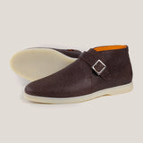  Biella - Donkerbruine Leren - Monk Boots