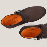 Biella - Donkerbruine Suède - Monk Boots