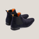 Chelsea - Donker Navy (Universe) Suède - Chelsea Boots
