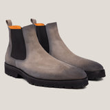 Chelsea Country - Taupe Grijze (dodo) Suède - Chelsea Boots