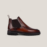 Livorno Country - Cognac Bruin Patina Leer - Chelsea Boots