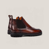 Livorno Country - Cognac Bruin Patina Leer - Chelsea Boots