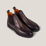 Livorno Country - Zadelbruin Patina Leer - Chelsea Boots