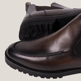 Livorno Country - Zadelbruin Patina Leer - Chelsea Boots