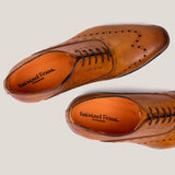 Naples - Cognac Lichtbruine Leren - Brogues
