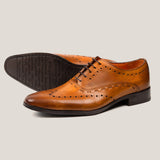 Naples - Cognac Lichtbruine Leren - Brogues