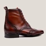 Ravenna - Cognacbruine Leren - Balmoral Boots