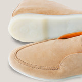 Savona - Lichtbeige suède - Loafers