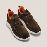 Soho 01 Camouflage Green Suede 