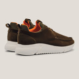 Soho 01 Camouflage Green Suede 