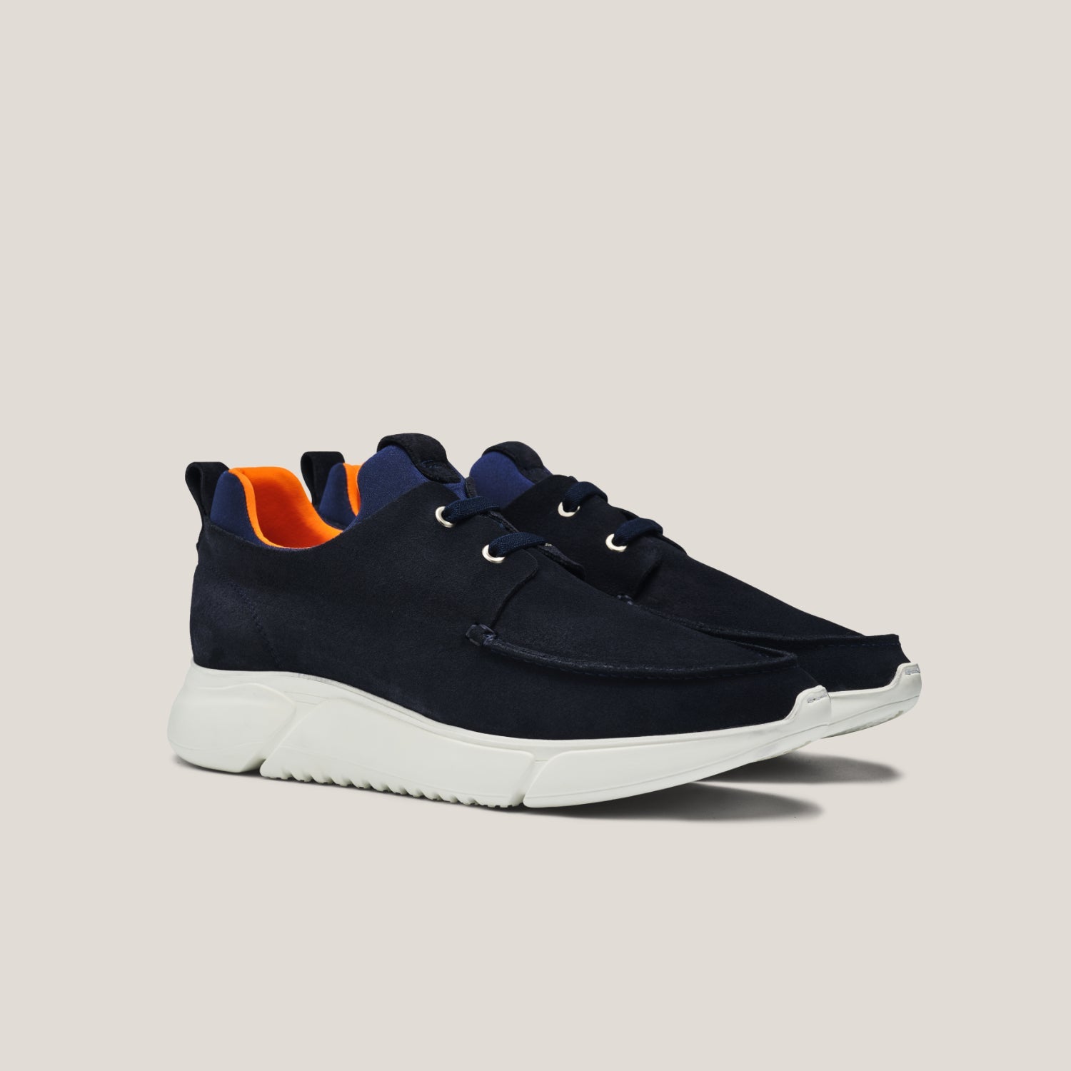 Soho 01 - Donkerblauw Suède - Sneaker