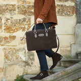 Stockholm - Donkerbruine Suède - Monk Strap Boots